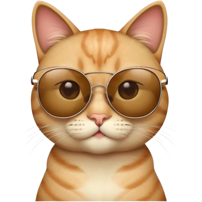 cat wearing sunglasses emoji