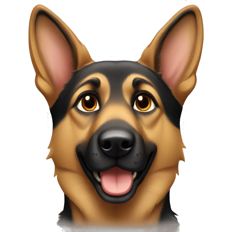 german shepard  emoji