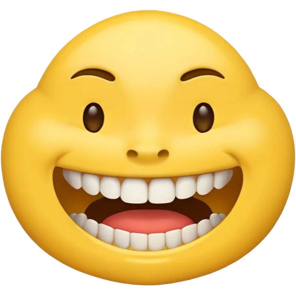 Emoji clenching teeth to one side of mouth emoji
