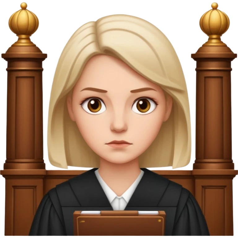 court white woman emoji