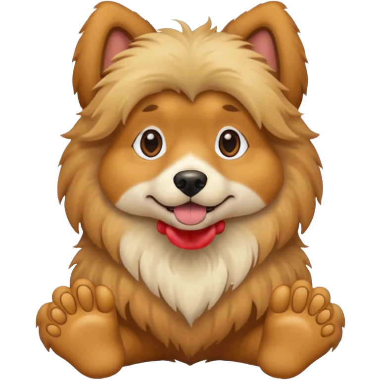 dog with feet emoji