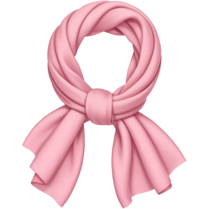 Pastel Pink Scarf emoji