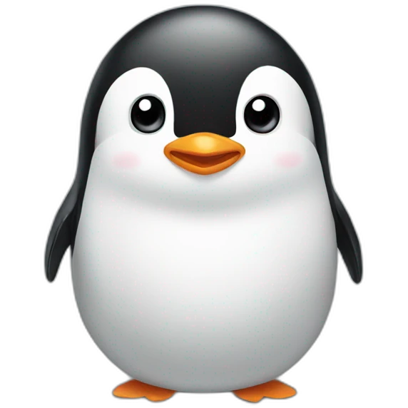Cute penguin emoji