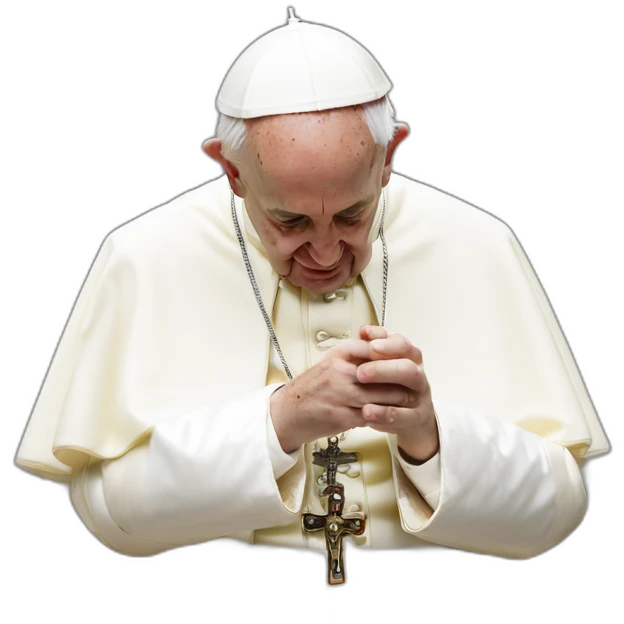 the pope innocdently snorting lines emoji