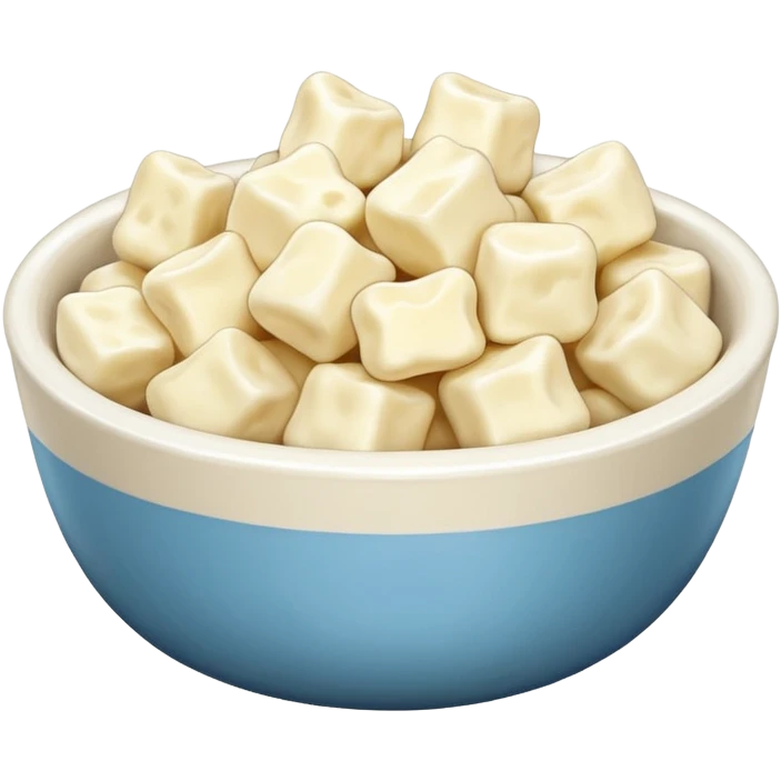 bowl of curds, simple, clear emoji