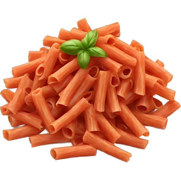 Red pasta emoji