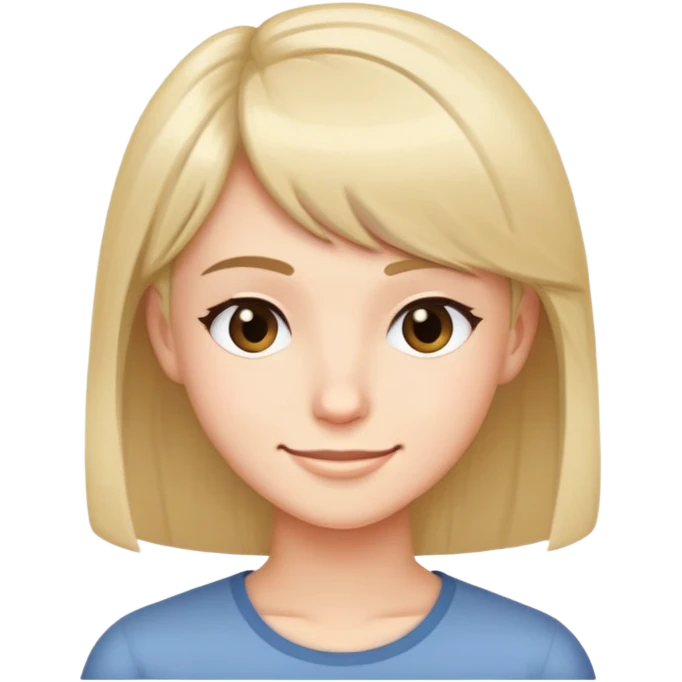 smirk with side bang and tucking the hair back with hand emoji