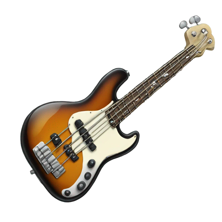 Bass guitar emoji