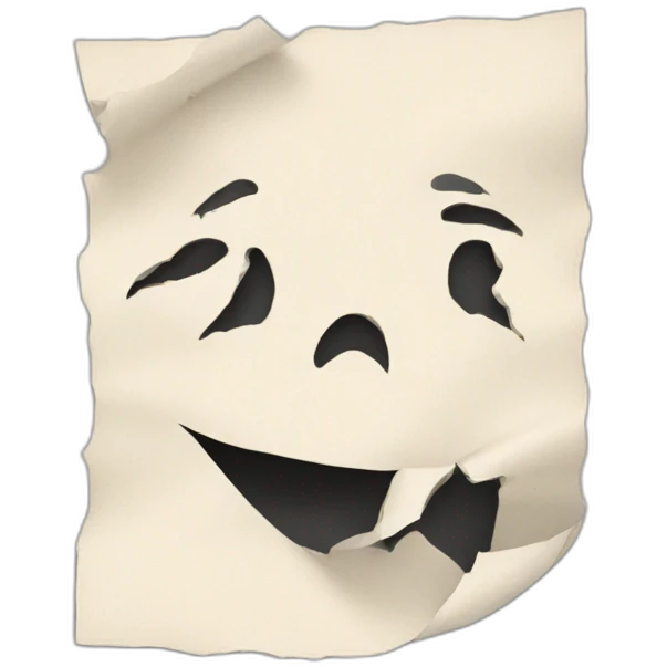 torn paper contract emoji