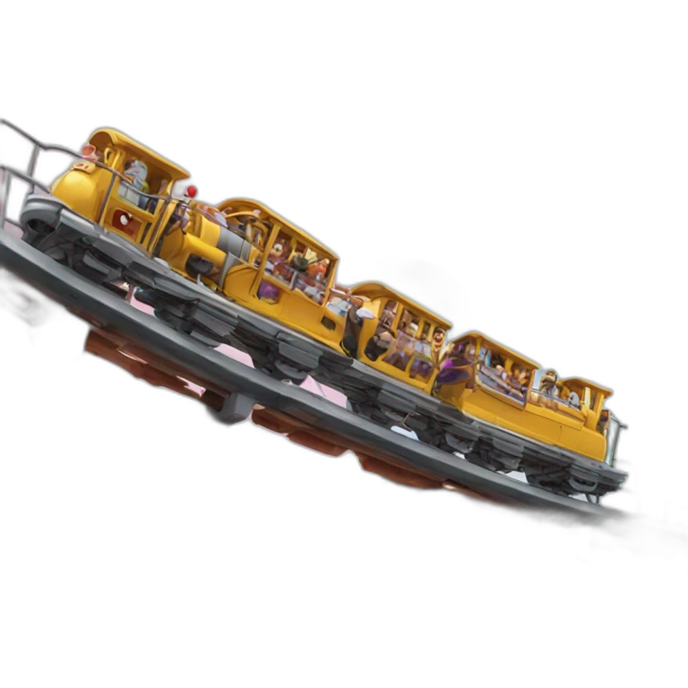 rollercoaster train emoji