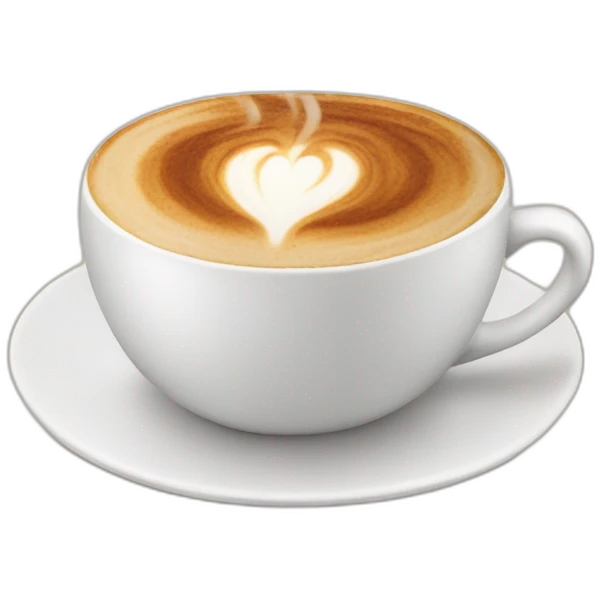 Running cappuccino with legs emoji