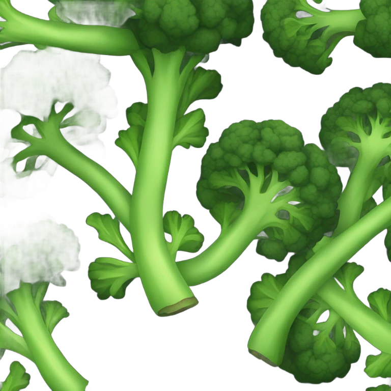black broccoli emoji