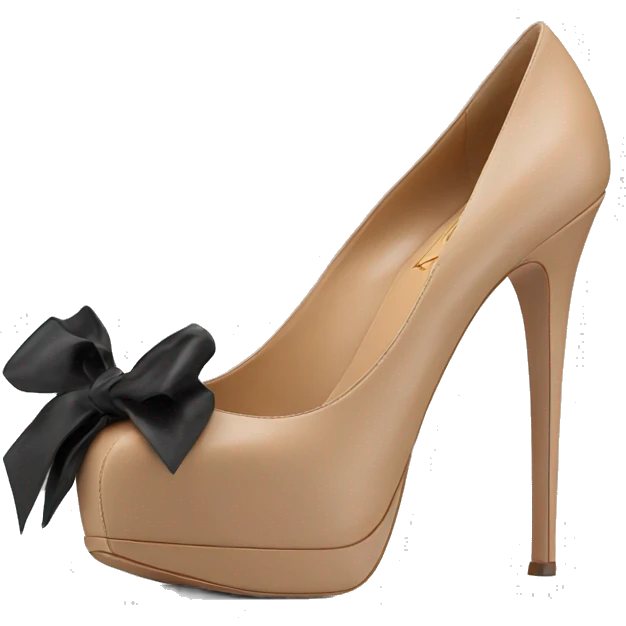VALENTINO Tan-go PLATFORM PUMP black emoji