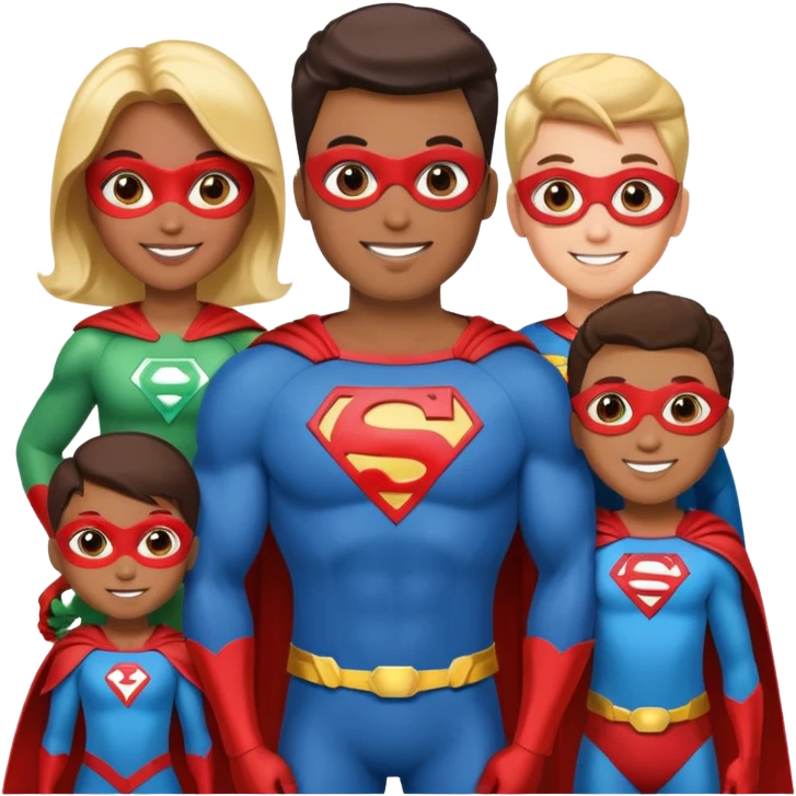 superhero family   family  emoji