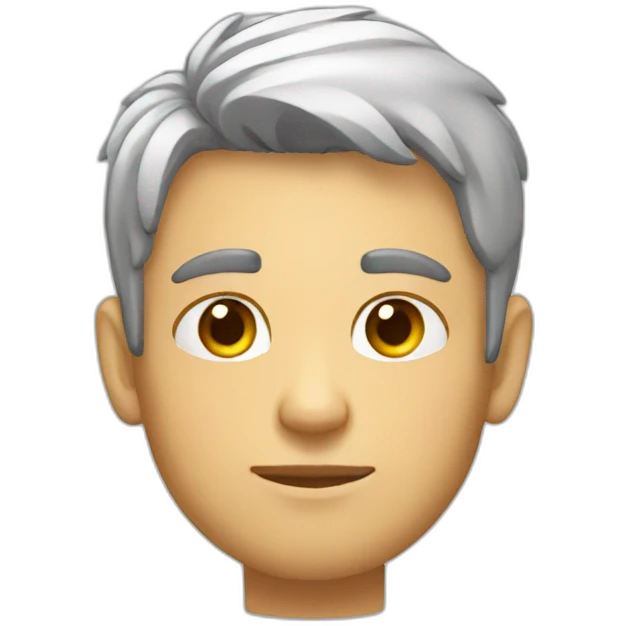 young guy lazy emoji