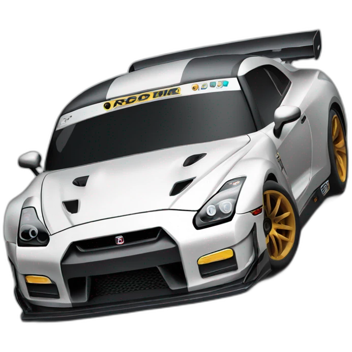 Rc car gtr emoji