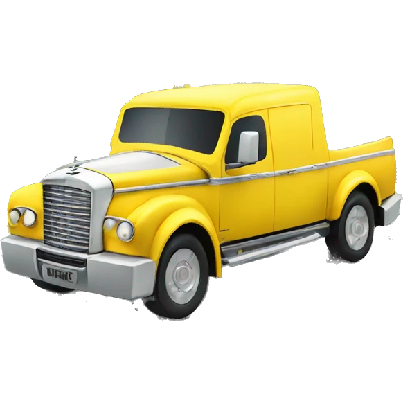 a bentley truck crashing into a lemonade stand emoji
