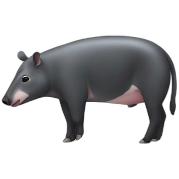 Hungry tapir emoji