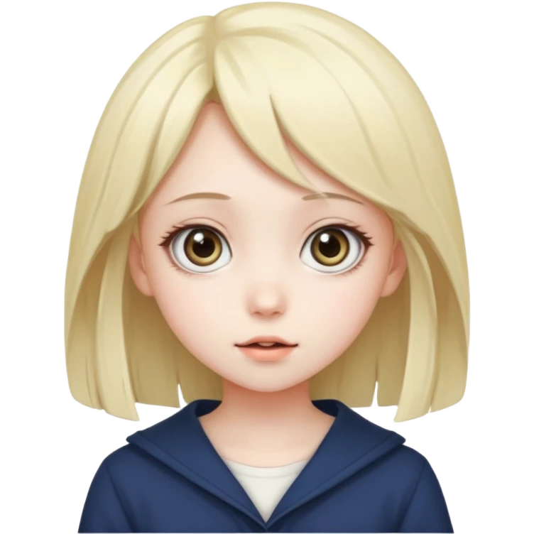 Cute anima girl  emoji