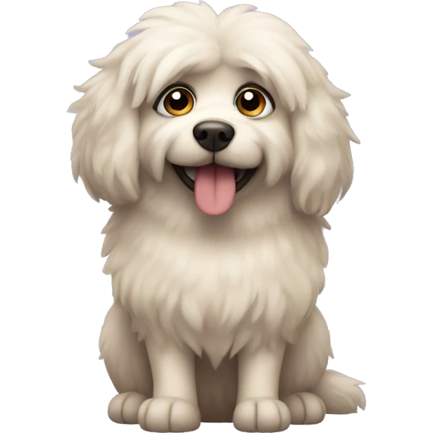 Flufy Dog  emoji