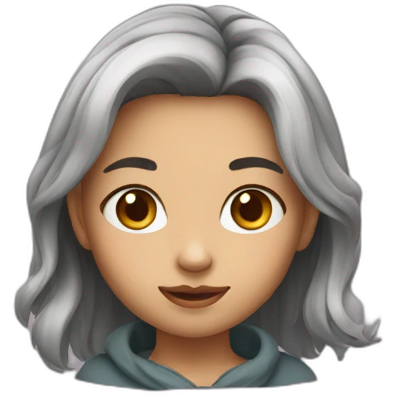 Cute girl  emoji