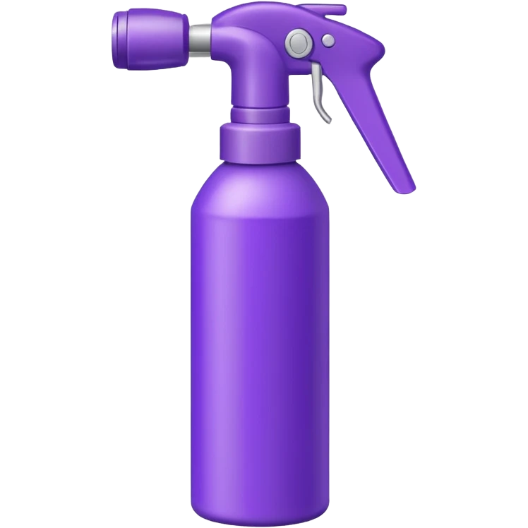 hair spray bottle purple emoji