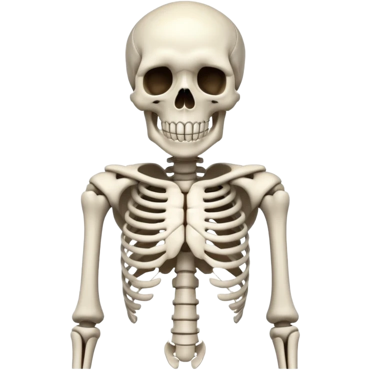 اسکلتی که داره می خنده emoji