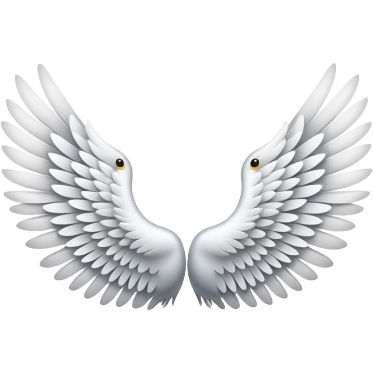 Left emoji white wing emoji