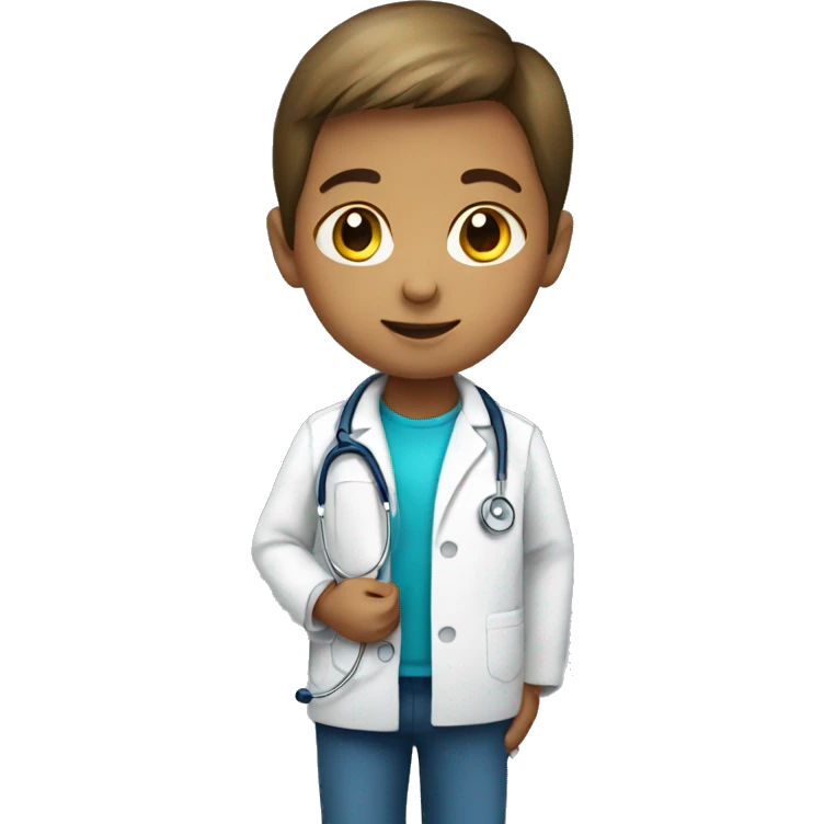 Child with stethoscope  emoji