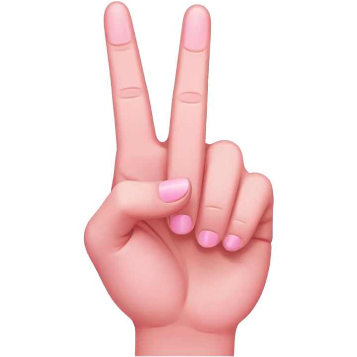 pink middle finger emoji