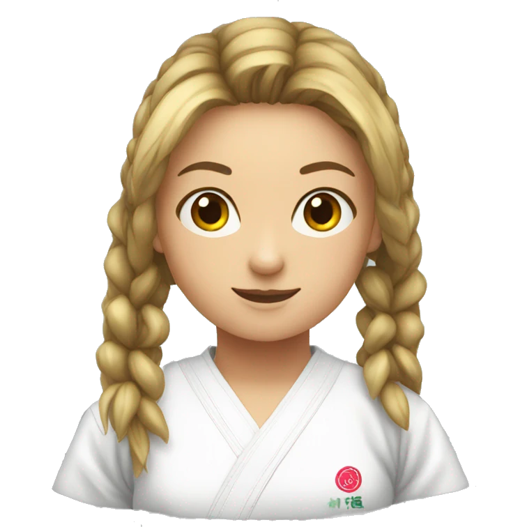 Girl taekwondo  emoji