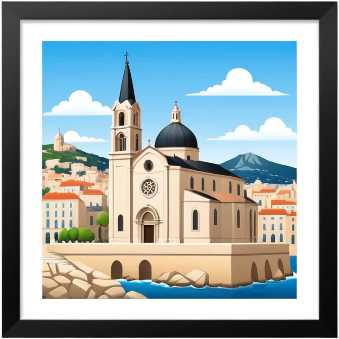Marseille church  emoji