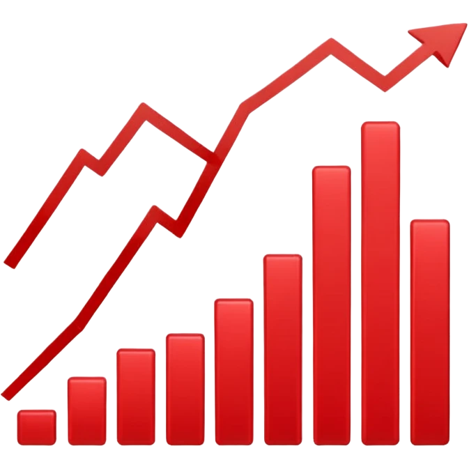 chart going down emoji