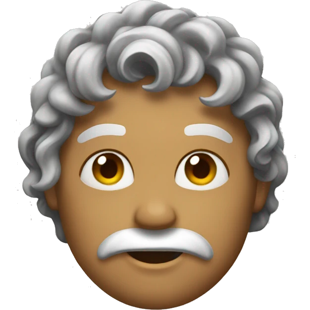 A  with waves emoji