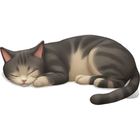 sleeping cat emoji