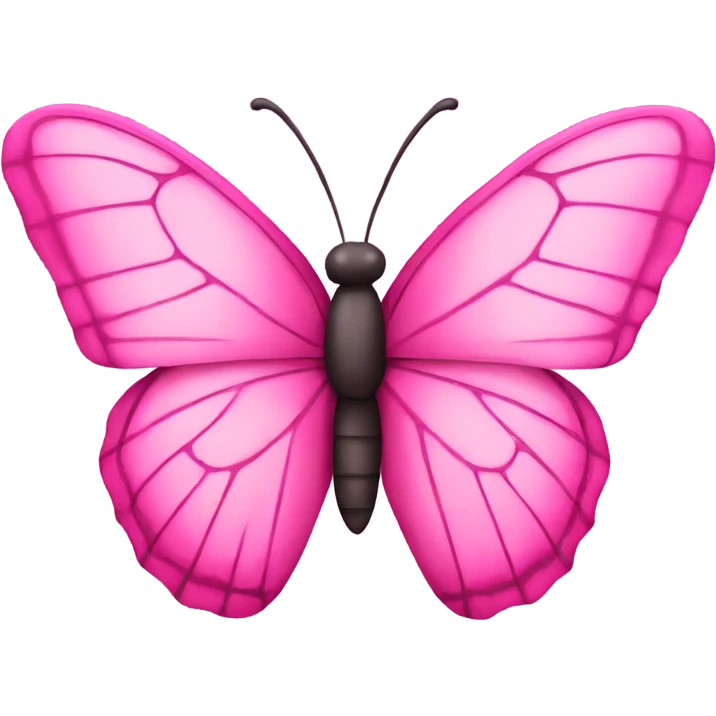 pink butterfly emoji