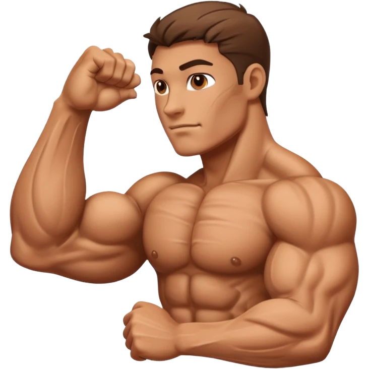 big muscular arm emoji