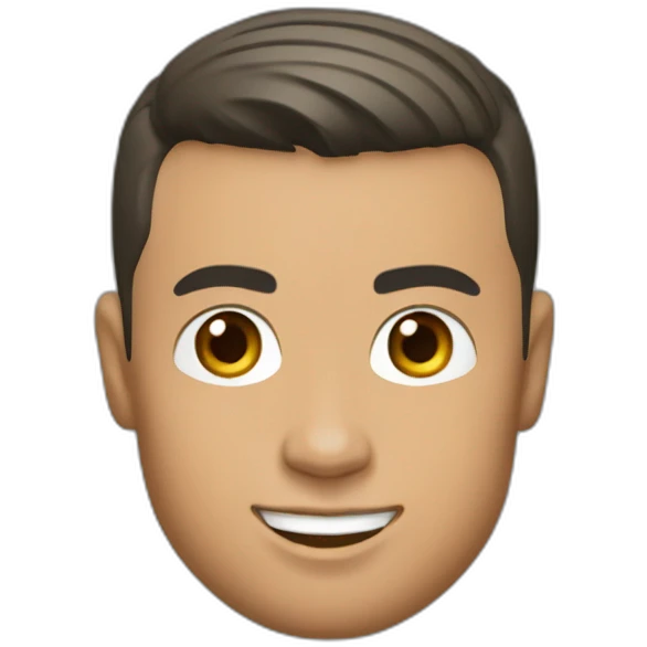 Ronaldo qui sort d’une poubelle à plastique  emoji