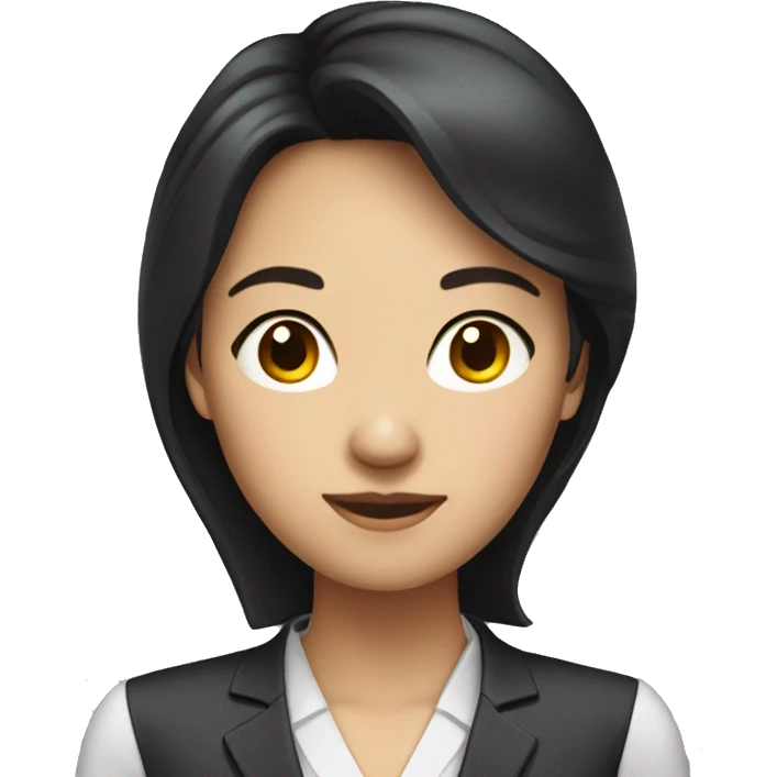 CPA female with dark hair of Asian appearance
 emoji