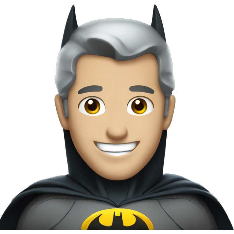 Batman smiling  emoji