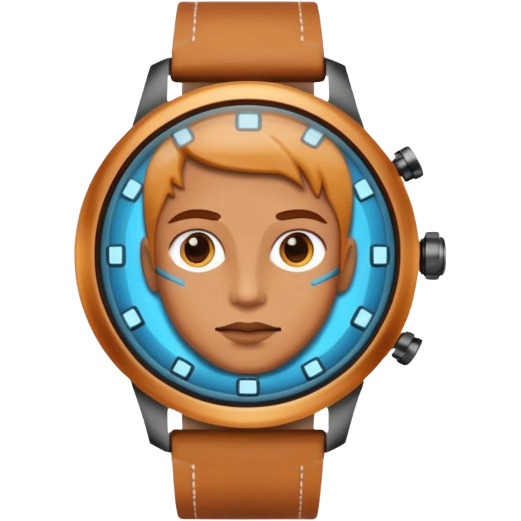 future Explorer with futuristic watch emoji
