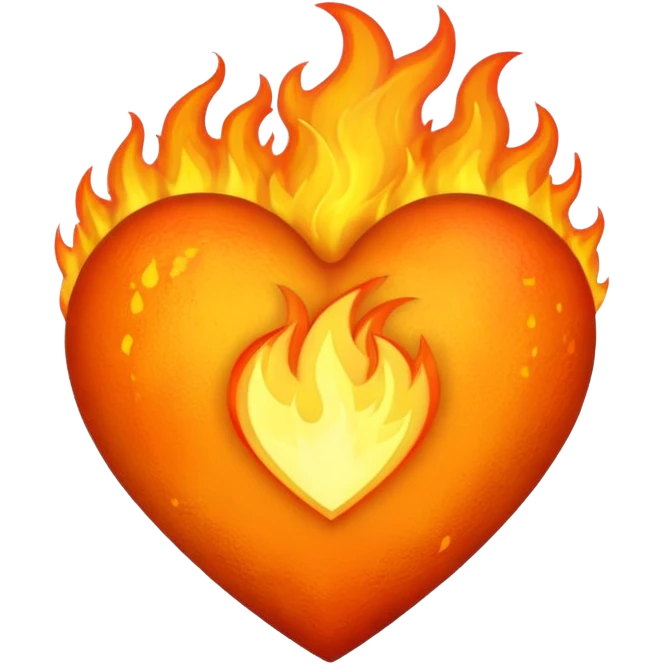 heart in fire emoji