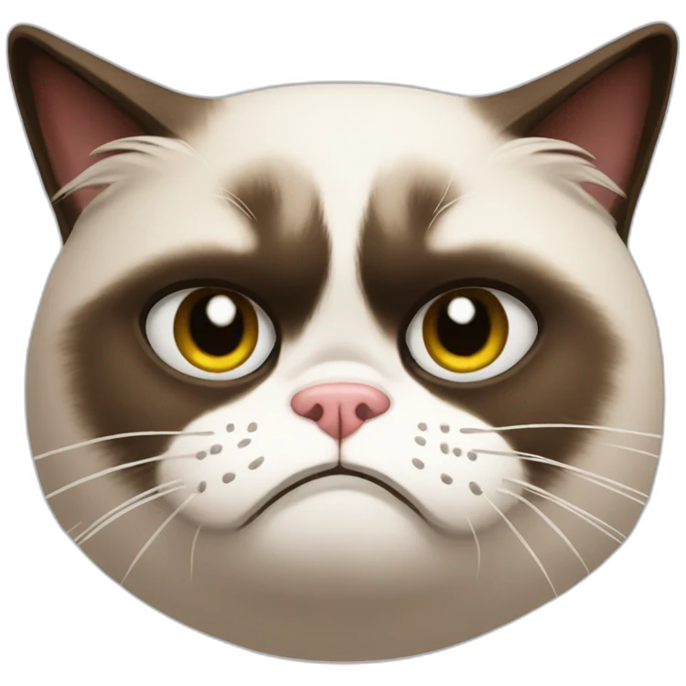 the real grumpy cat emoji