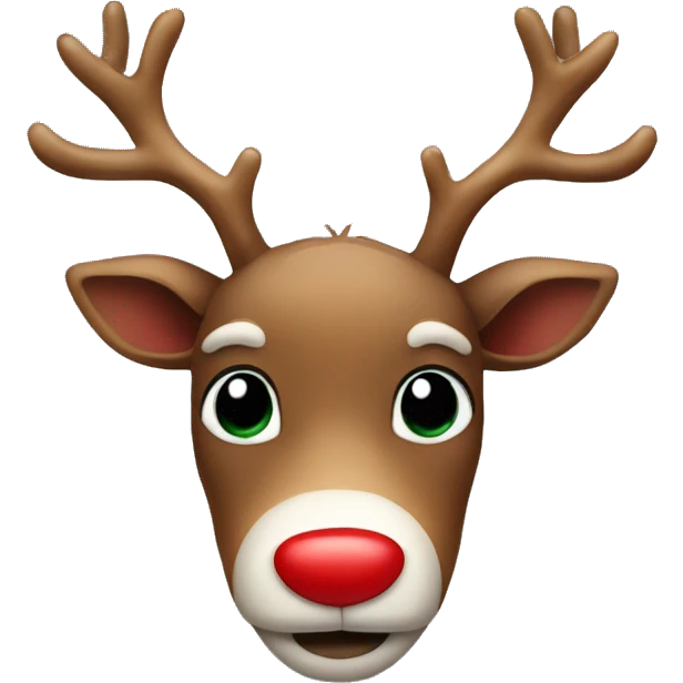 Red Nosed Reindeer emoji
