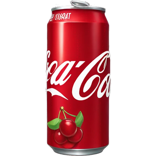 canette de coca cola cherry  emoji