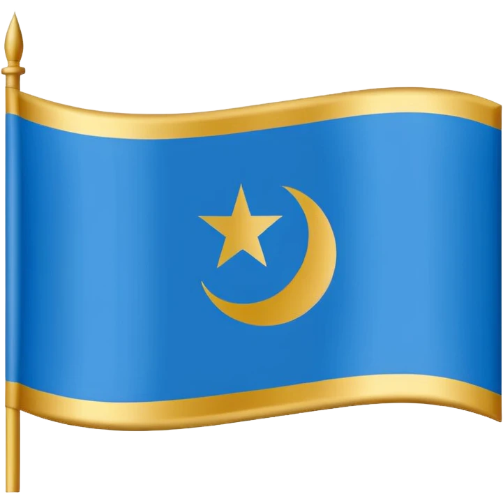 Flag of Uyghurstan emoji