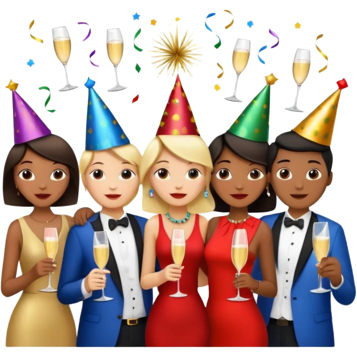 2026 new year eve emoji