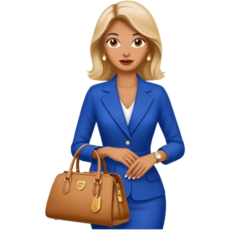 italian fashion with bag emoji