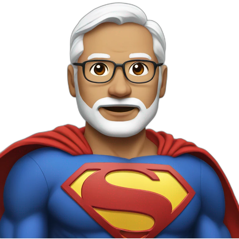 Modi superman emoji