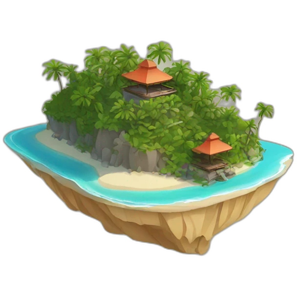 shape bali island emoji